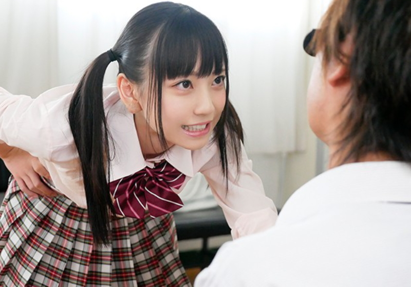 【七沢みあ】「悪い事する先生はお仕置きしなきゃねっ」ドM教師の乳首を執拗に責めちんこをシゴいてしゃぶる美少女痴女jk